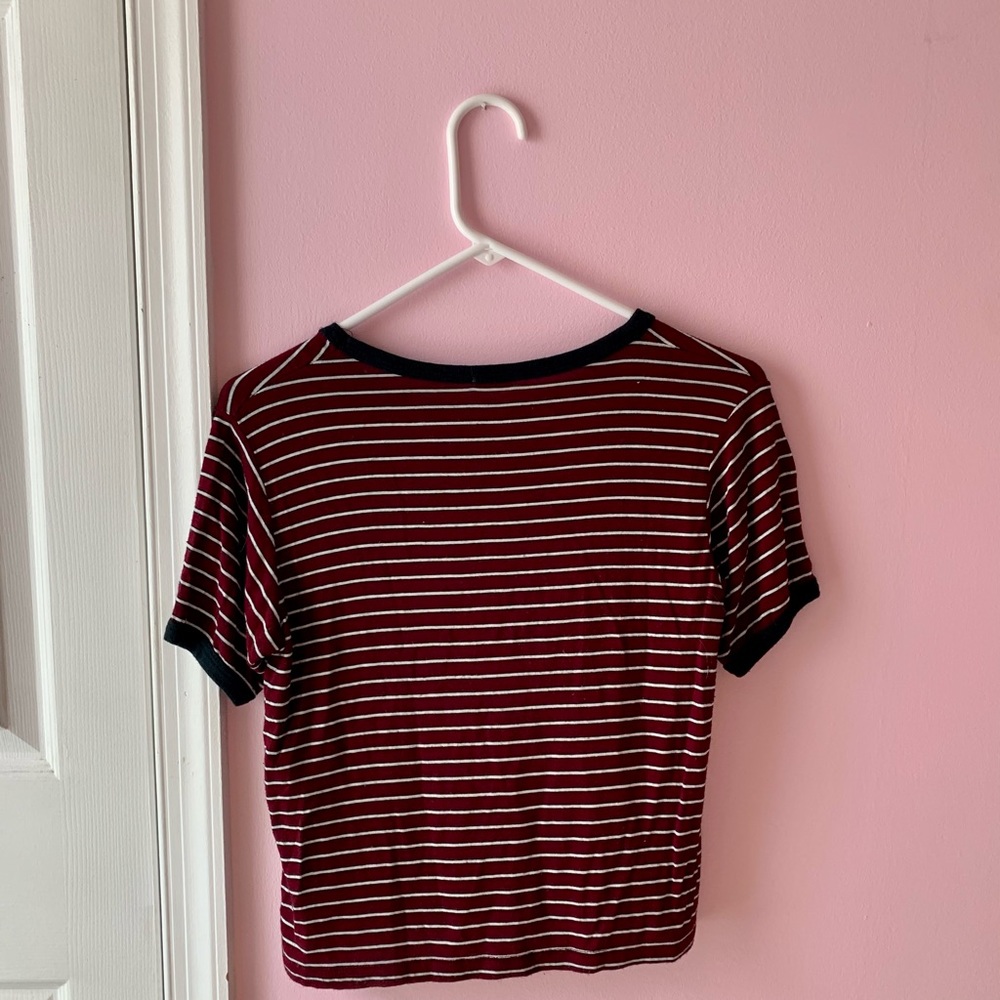 Red Striped Top - Picture 3 of 3